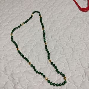 Green Pearl  Necklace